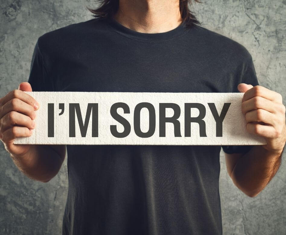 cómo se dice 'lo siento' en inglés