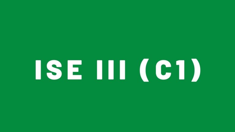 ISE III C1